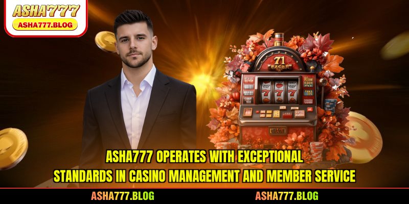 Asha777 operates with exceptional standards in casino management and member service