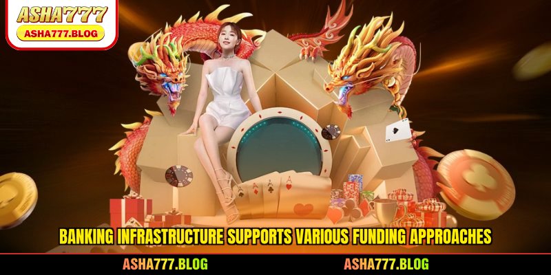 Banking infrastructure supports various funding approaches