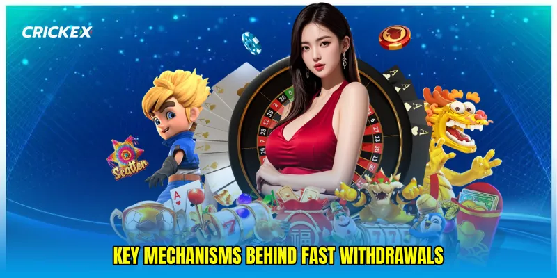 Key mechanisms behind fast withdrawals