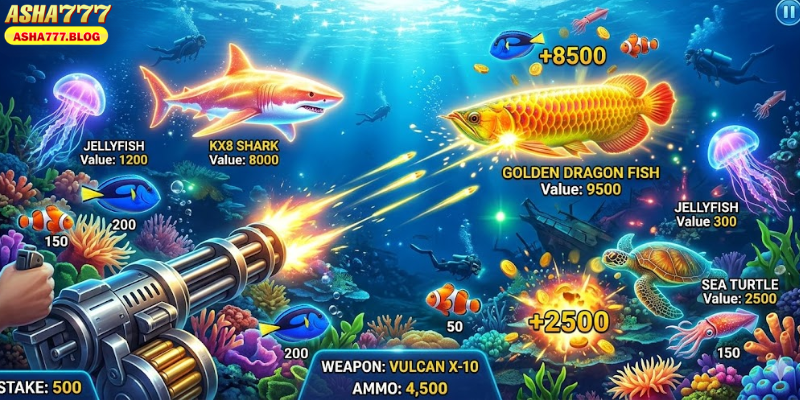 KX8 fish is an online fishing game
